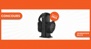 Gagnez votre casque d'écoute Sennheiser RS175
