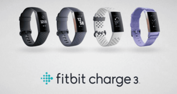 Un moniteur d'activités FITBIT CHARGER 3