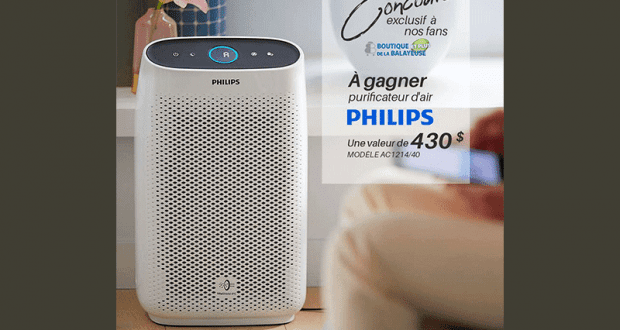 Un purificateur d'air de la marque Philips