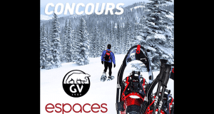 deux paires de raquettes à neige GV avec sacs et bâtons