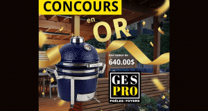 Un BBQ au charbon Saffire Kamado 13. Valeur de 640$