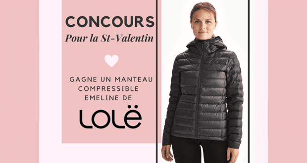 Un manteau compressible Emeline noir de Lolë