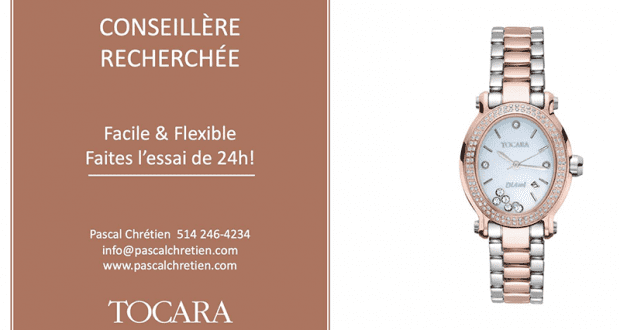 Une Montre or rose Gemma