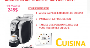 Une cafetière Caffitaly et son coffre de dégustation