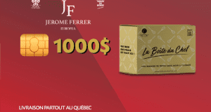 1000$ sur la boutique en ligne Jérôme Ferrer