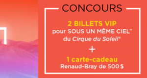 Carte-cadeau Renaud-Bray de 500 $ + 2 billets VIP de 500 $