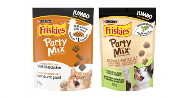 Coupon de 1$ sur un produit Friskies Party Mix