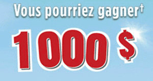 Gagnez un 1 000 $ chaque weekend