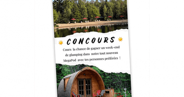 Gagnez un Week-end de glamping pour 6 personnes