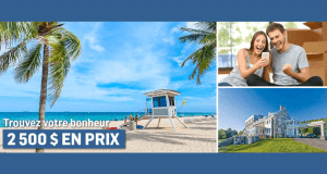 Gagnez une envolée pour deux à destination de la Floride + 500 $