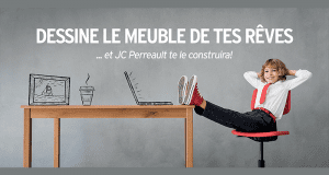 Un meuble d'une valeur de 1000$