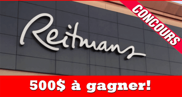 Une carte-cadeau Reitmans de 500 $