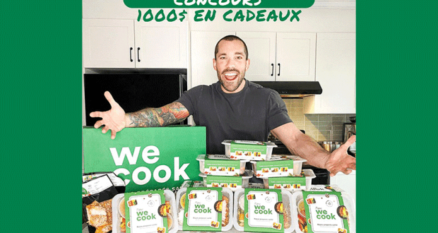 500$ de repas WeCook + 500$ FD Fitness Consultant