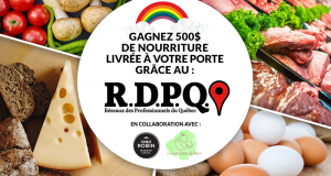 500$ en nourriture livrée à votre porte