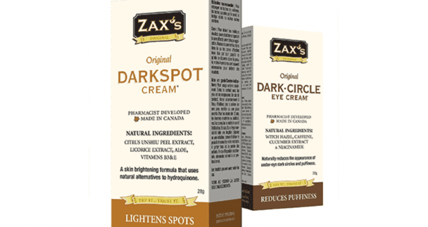 Coupon de 5$ sur crème pour taches sombres et cernes du Zax