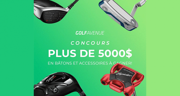 Gagnez 5000$ d'équipement de Golf
