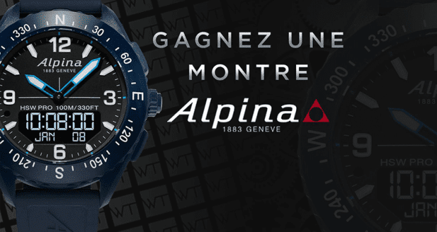 Gagnez une Montre AlpinerX d'une valeur de 1300$ CAD