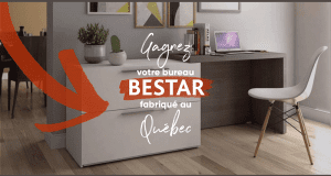 Gagnez votre meuble de bureau extensible Bestar