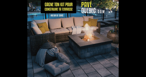 Matériel pour faire votre terrasse en pavé (Valeur de 1600$)