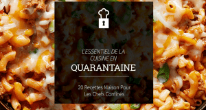 Obtenez GRATUITEMENT un livre de recettes essentiel pour le confinement