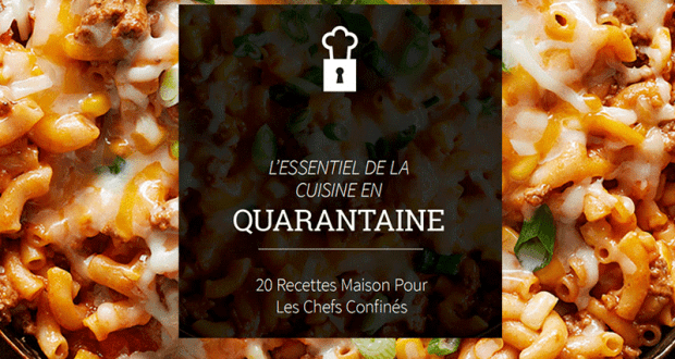 Obtenez GRATUITEMENT un livre de recettes essentiel pour le confinement