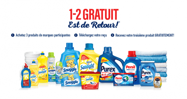 Promotion 1-2 GRATUIT est de retour!