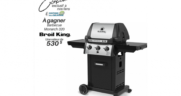 Un BBQ Broil King Monarch 320 d’une valeur de 530 $