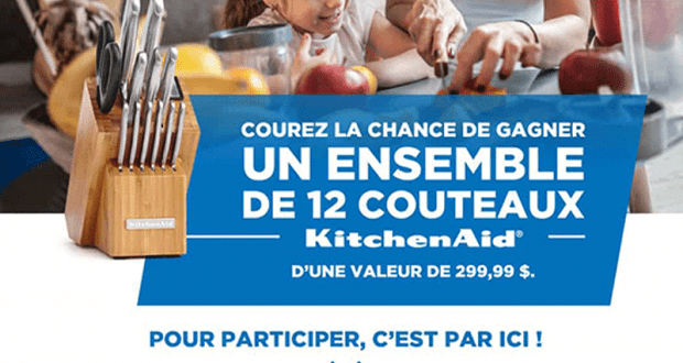 Un ensemble de 12 couteaux KitchenAid