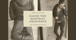 Un manteau de printemps simili cuir pour femme et homme