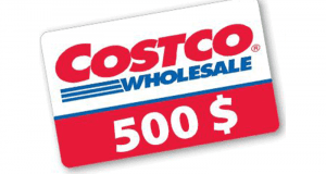 Une carte-cadeau Costco de 500 $