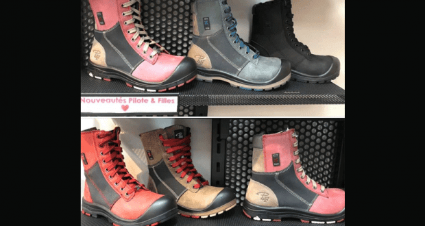 Une paire de bottes Pilote et Filles