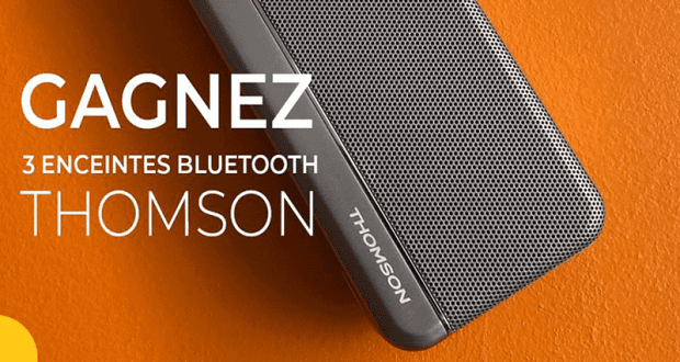 3 enceintes bluetooth Thomson