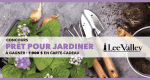 Carte-cadeau Lee Valley de 1000 $