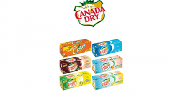 Coupon de 1.50$ sur 1cs de 12x355mL Canada Dry ou Cplus