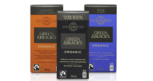 Coupon de 1$ sur des bars de chocolat Green & Black's