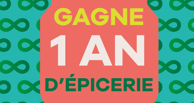 Gagnez Une année d'épicerie