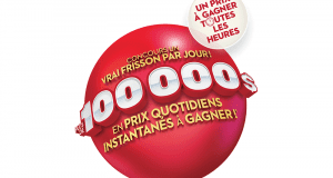 Gagnez plus de 100 000 $ en prix quotidiens instantanés