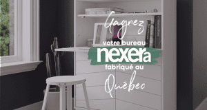 Gagnez votre Meuble de bureau Nexera avec rangement