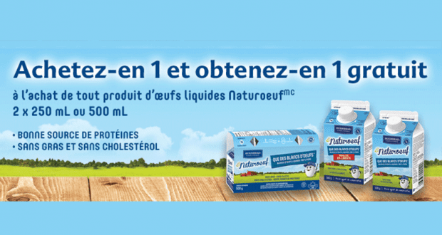 Naturoeuf Achetez-en 1 et obtenez-en 1 gratuit