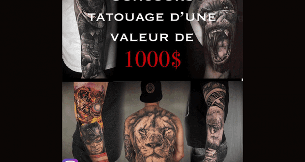 Tatouage d’une valeur de 1 000 $