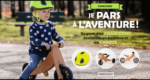 Une draisienne évolutive avec son panier + Un casque