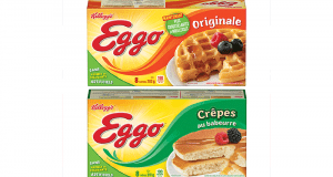 Coupon de 1$ à l'achat de gaufres et de crêpes Kellogg's Eggo