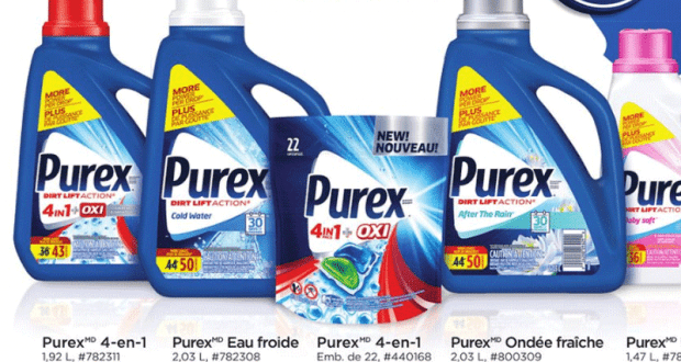 Rabais de 3.34$ sur Purex 4-en-1