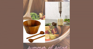 Système de mélange Salad Chef - Ensemble de salade en bois