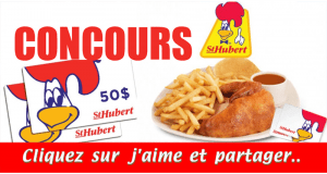 Une carte-cadeau St-Hubert de 50$