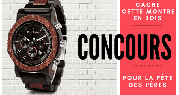 Une montre en bois offerte par Rustikcity