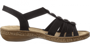 Une paire de sandales Rieker pour femmes