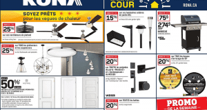 Circulaire Rona du 23 juillet au 29 juillet 2020