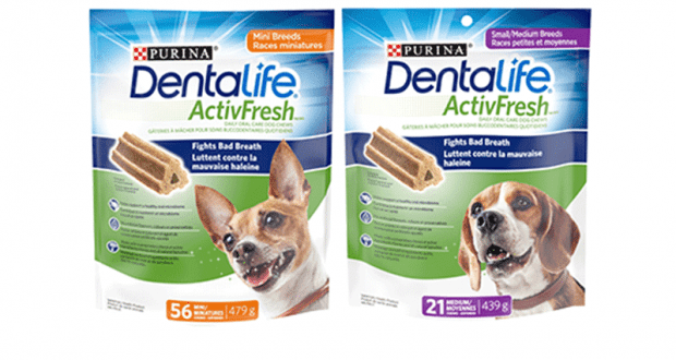 Coupon de 1.50$ à l’achat d’un produit DentaLife ActivFresh