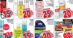 Coupons rabais Jean Coutu du 09 juillet au 15 juillet 2020